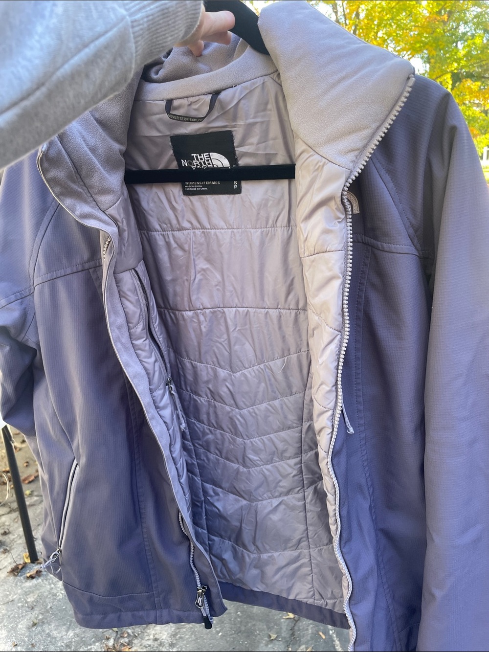 The North Face Women’s Lavender Quilted Insulated Puffer Jacket